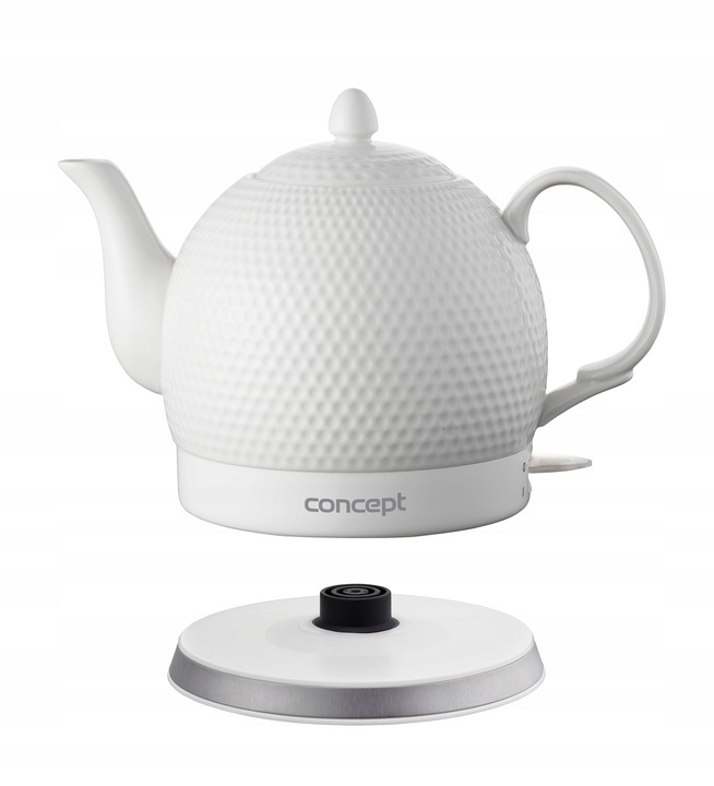 CERAMICZNY CZAJNIK CONCEPT RK0050 BIAŁY