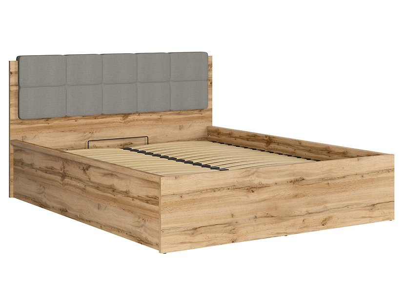 Łóżko Tetrix z pojemnikiem 160x200 dąb wotan BRW