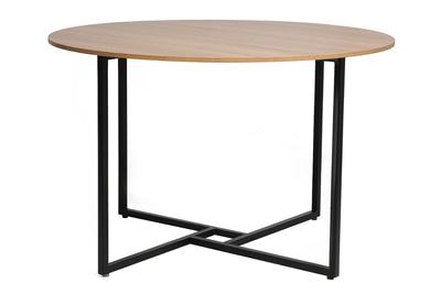 Stół Alto fi120 Dąb Artisan Czarny Kuchnia Salon SIGNAL