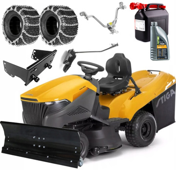 Traktor Ogrodowy Stiga Estate 798 W PŁUG + ŁAŃCUCHY
