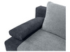 Sofa Daria III Doro z funkcja spania szara  Black Red White, BRW