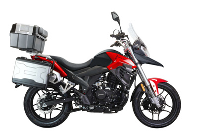 Motocykl Junak RX ONE - 125 cm3 - ABS - Czarno-czerwony, Transport GRATIS. Prawdziwe raty 0%