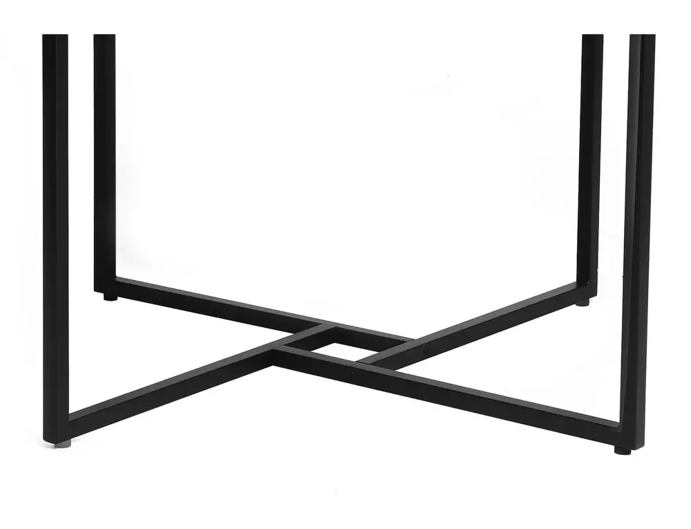 Stół Alto fi120 Dąb Artisan Czarny Kuchnia Salon SIGNAL