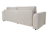 Sofa trzyosobowa Lora rozkładana z pojemnikiem beżowa Black Red White, BRW
