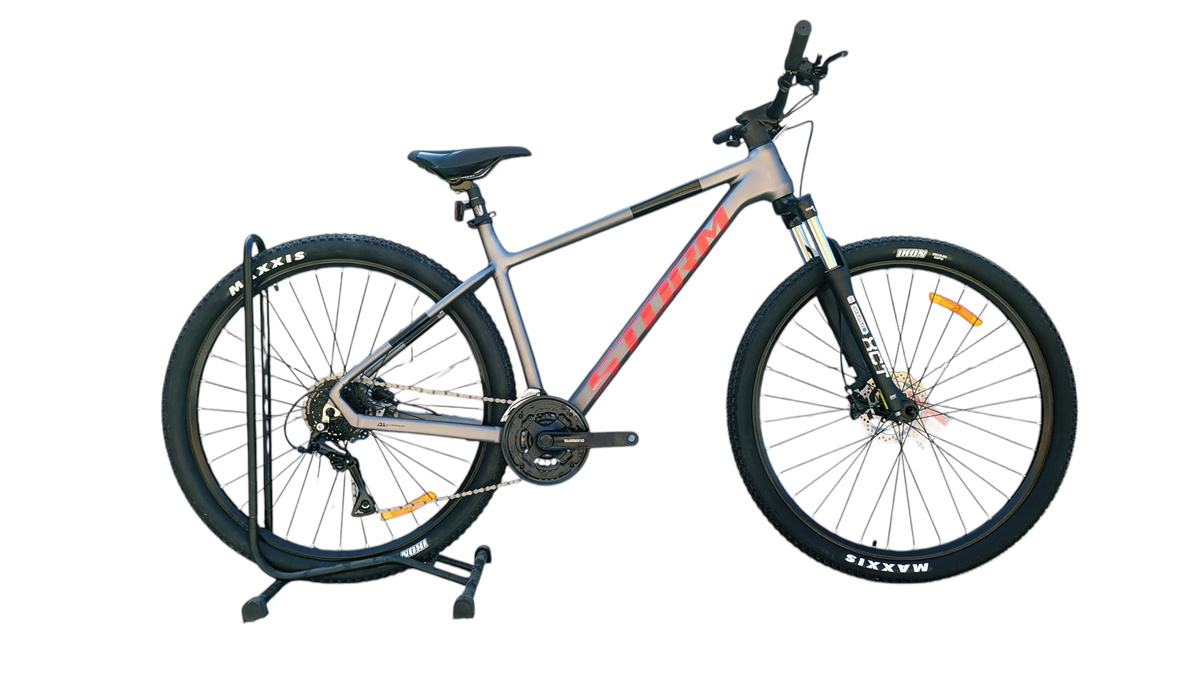 STORM TRAIL 2.0 2HD SZARO-CZERWONY KOŁA 29 2025 RAMA 19 GRATIS POMPKA!