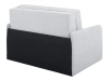 Sofa Como z funkcja spania i pojemnikiem beżowa BRW Black Red White