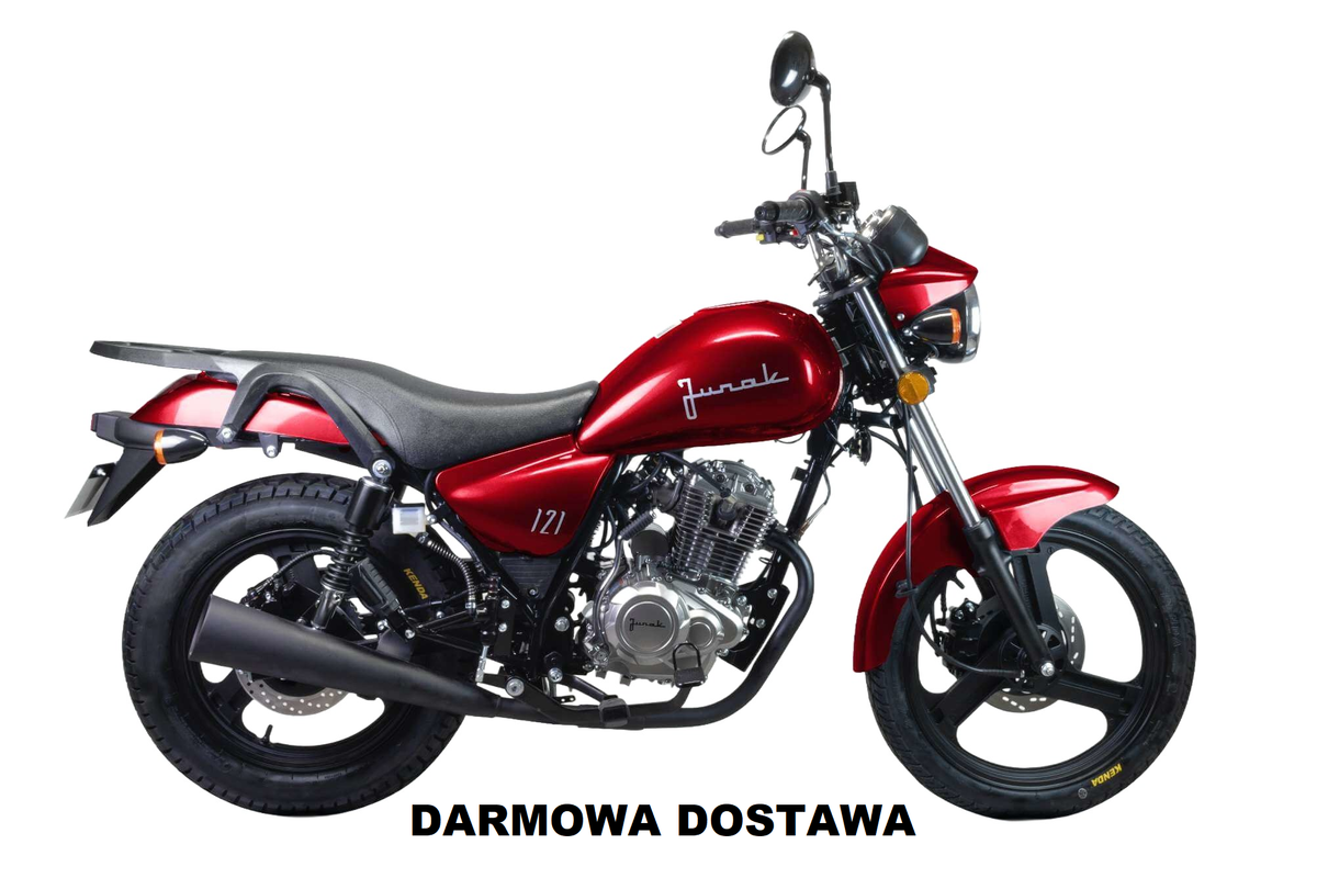 Motocykl Junak 121 - 125 cm3 - Transport GRATIS. Prawdziwe raty 0%