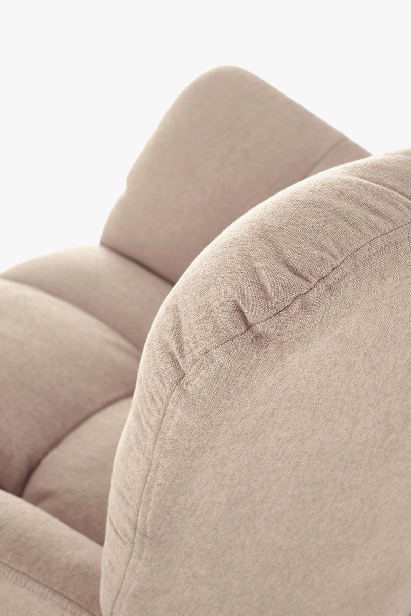 Fotel Bujany VASCO Beżowy HALMAR