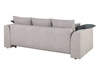 Sofa Tapicerowana Kanapa Royal IV szara funkcja spania Black Red White BRW
