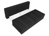 Sofa Street IV funkcja spania czarna kanapa welurowa
