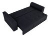 Sofa Tapicerowana Kanapa Royal IV czarna funkcja spania Black Red White BRW