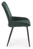 Krzesło K404 Ciemny zielony Halmar