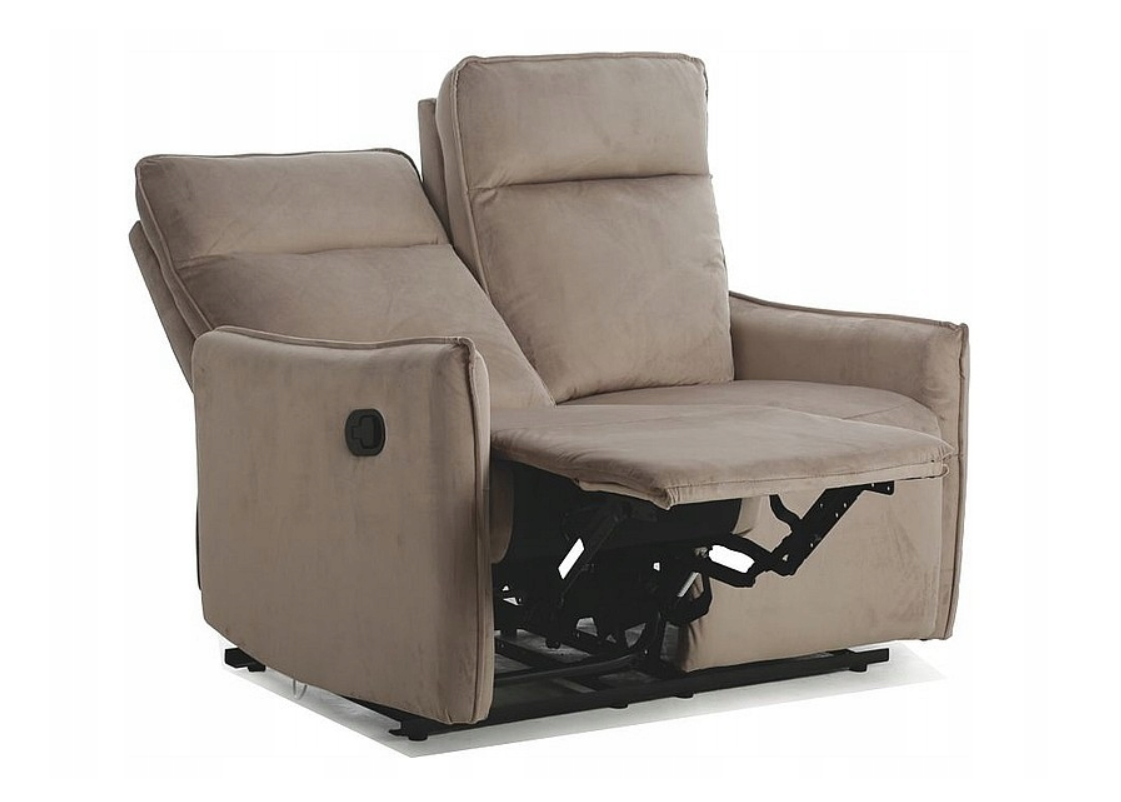 SOFA VELVET ROZKŁADANA CIEMNY BEŻ AMADIO TELO