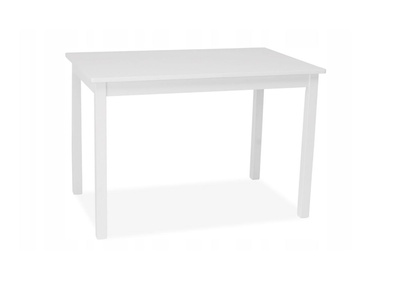 STÓŁ PROSTOKĄTNY FIORD 110X70 BIAŁY SIGNAL