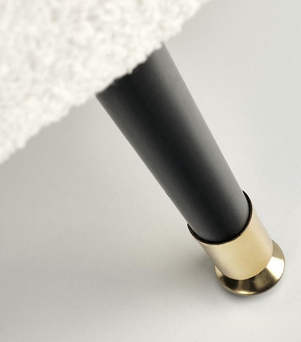 AVEIRO ławka z funkcją pojemnika KREMOWA HALMAR