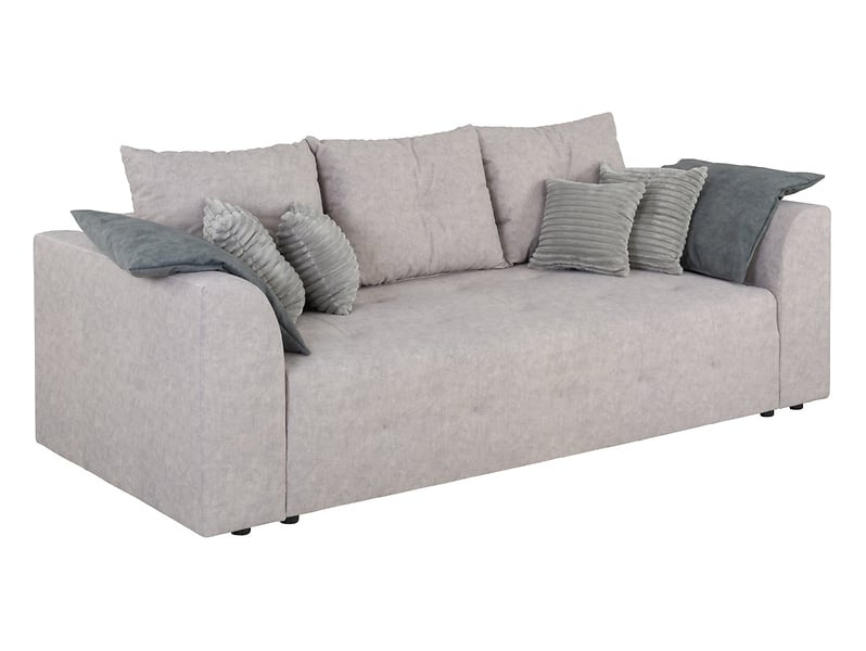 Sofa Tapicerowana Kanapa Royal IV szara funkcja spania Black Red White BRW