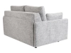 Sofa dwuosobowa Amalia rozkładana z pojemnikiem szara BRW, Black Red White