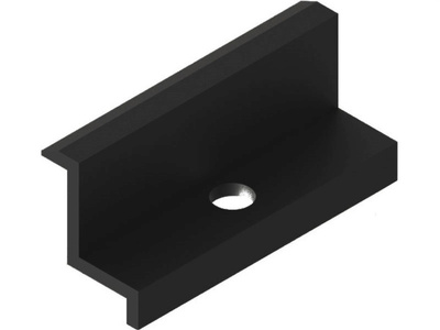 Boczny uchwyt panelu czarny BUF40L