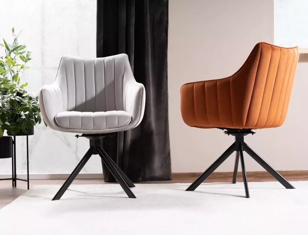 Krzesło AZALIA VELVET - cynamonowe SIGNAL