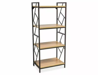 PÓŁKA REGAŁ METALOWY otwarty Loft 140cm na kwiaty książki akcesoria SIGNAL