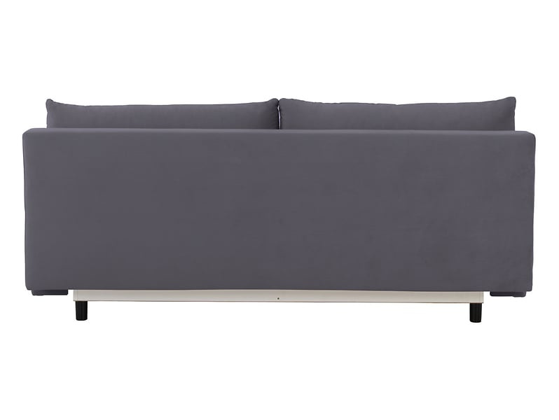 Sofa trzyosobowa Leila rozkładana z pojemnikiem szara BRW
