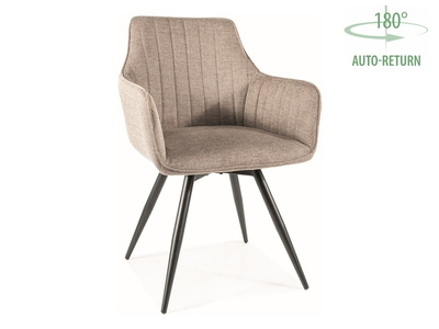 KRZESŁO BEŻOWE VELVET HANA SKB34