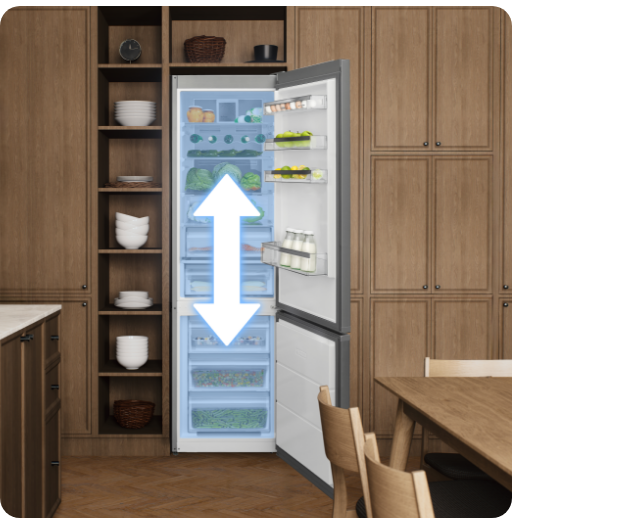 Lodówka Kernau KFRC20265NFMCX