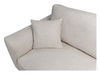 Sofa trzyosobowa Lora rozkładana z pojemnikiem beżowa Black Red White, BRW