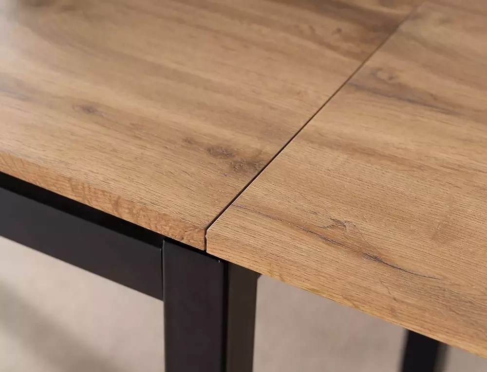 STÓŁ DĄB ARTISAN/CZARNY AMADIO ASG21