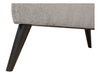 Fotel skandynawski Moti wygodny uszak szary Black Red White, BRW
