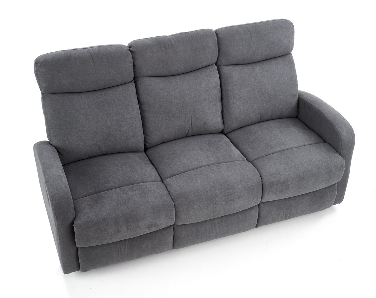 Sofa rozkładana OSLO 3S popiel HALMAR