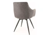 KRZESŁO BALLO BREGO STELAŻ CZARNY / CIEMNY SZARY