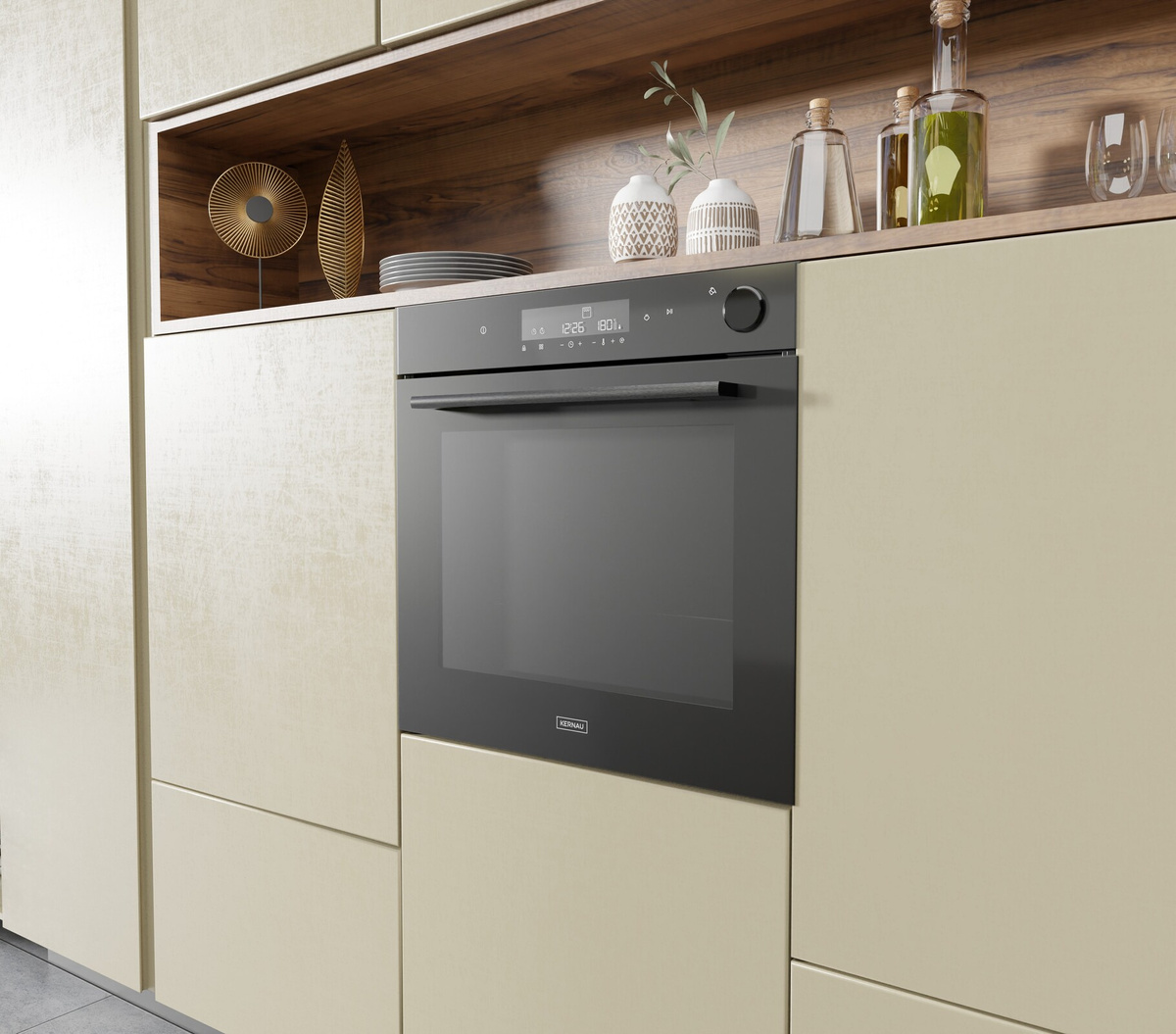 Piekarnik elektryczny parowy Kernau KBO 1071 S TC B Steam