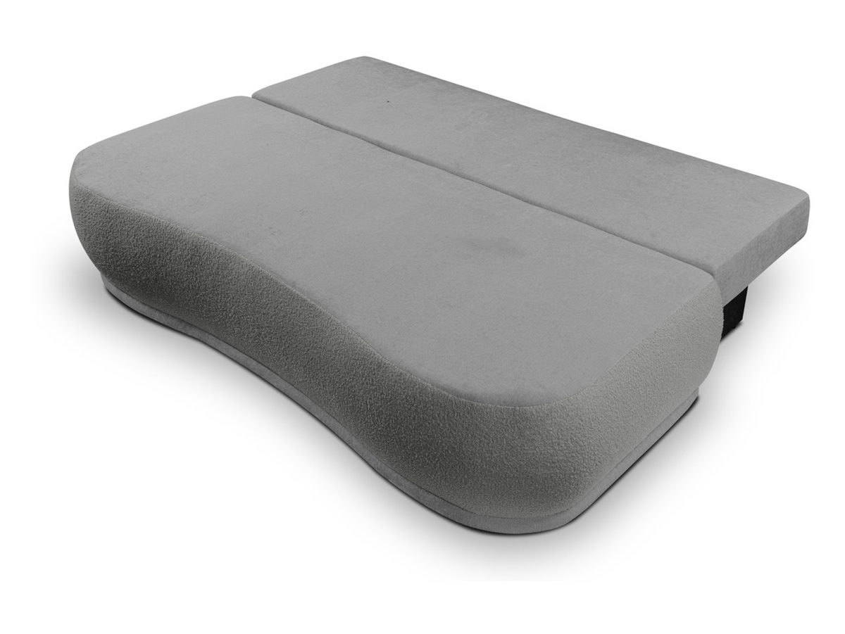 Sofa Centaur z funkcją spania i pojemnikiem szara BRW, Black Red White