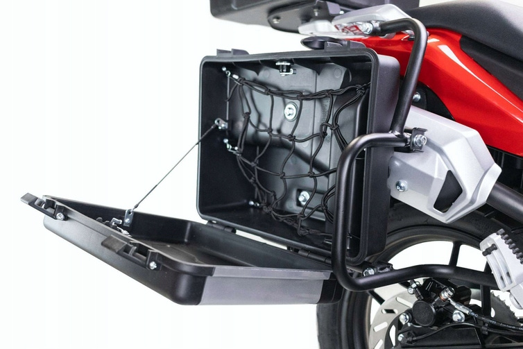 Motocykl Junak RX ONE - 125 cm3 - ABS - Czarno-czerwony, Transport GRATIS. Prawdziwe raty 0%
