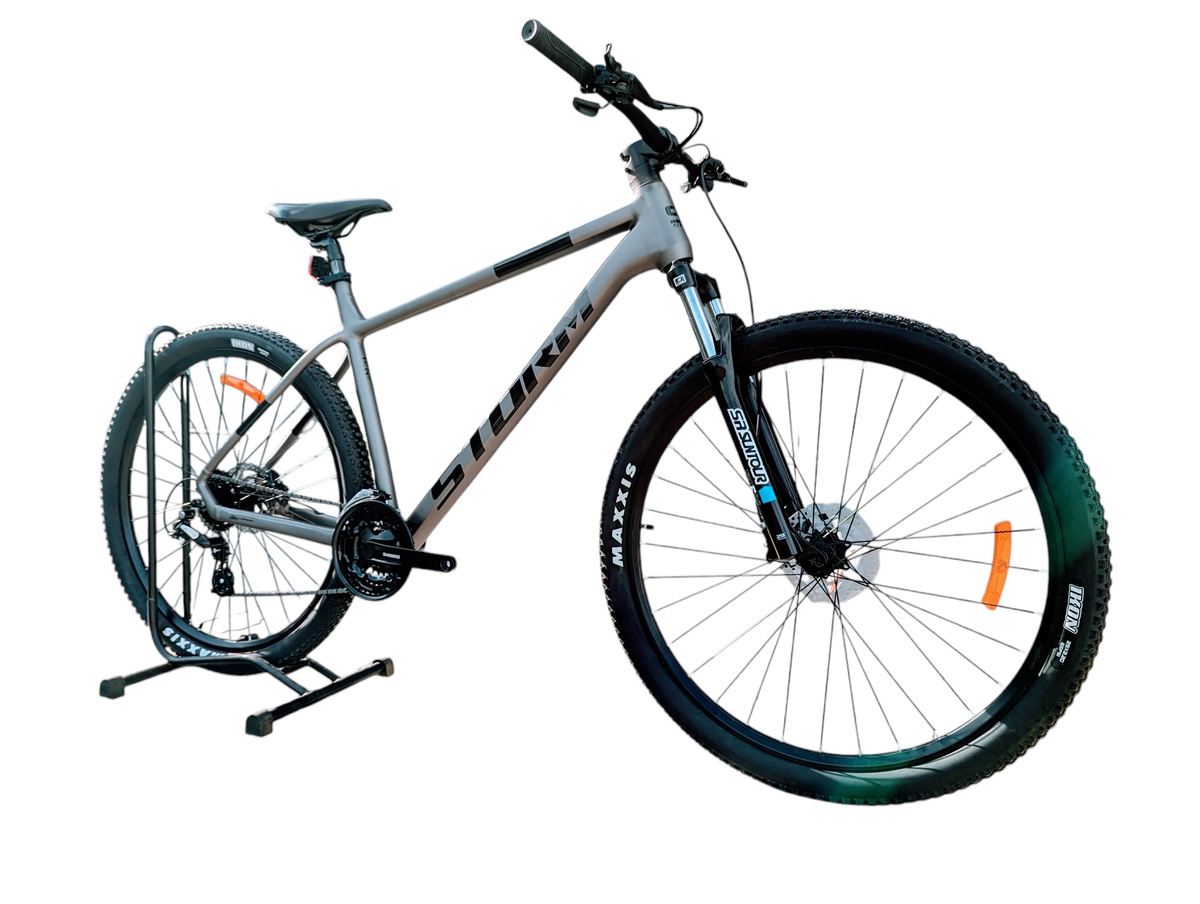 STORM TRAIL 1.0 2HD SZARO-CZARNY KOŁA 29 2025 RAMA 21 GRATIS POMPKA!