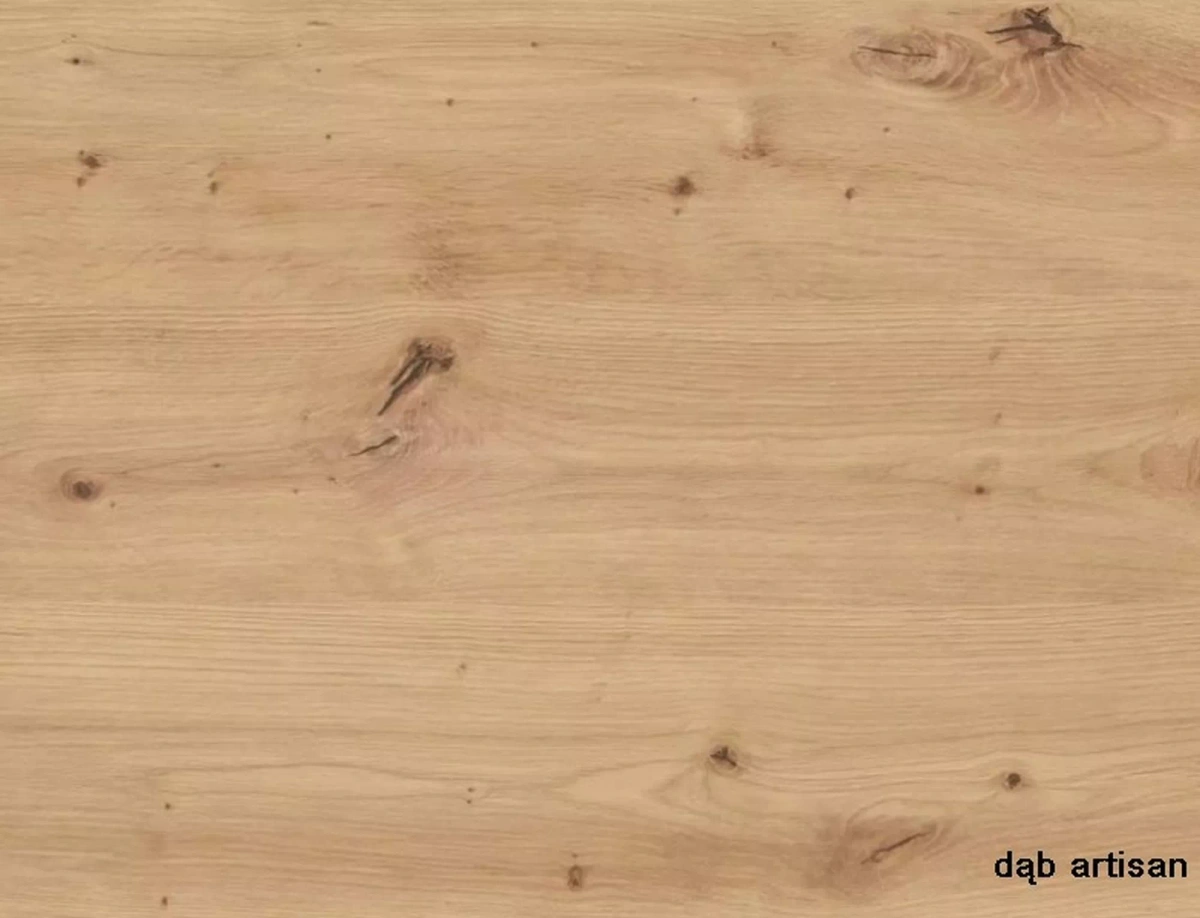 Stół Gaston 100/100 Rozkładany Dąb aristan/czarny mat Signal