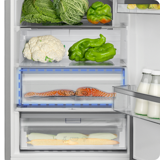 Lodówka Kernau KFRC20265NFMCX