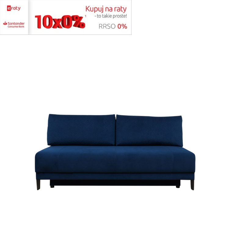 ​Rozkładana sofa Sentila granatowa kanapa Black Red White