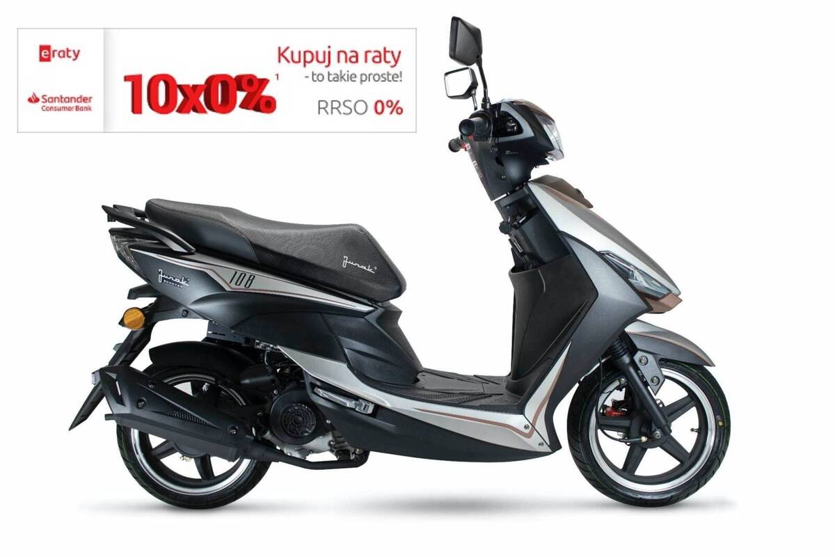 Skuter Junak 108 - 49 cm3 - Transport GRATIS. Prawdziwe raty 0%